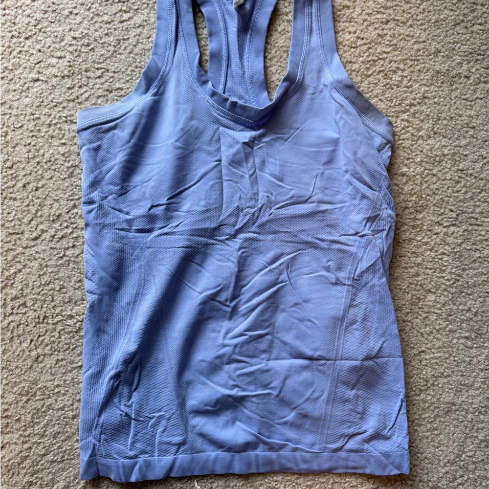 Athleta Lavender Fitted Tank Top